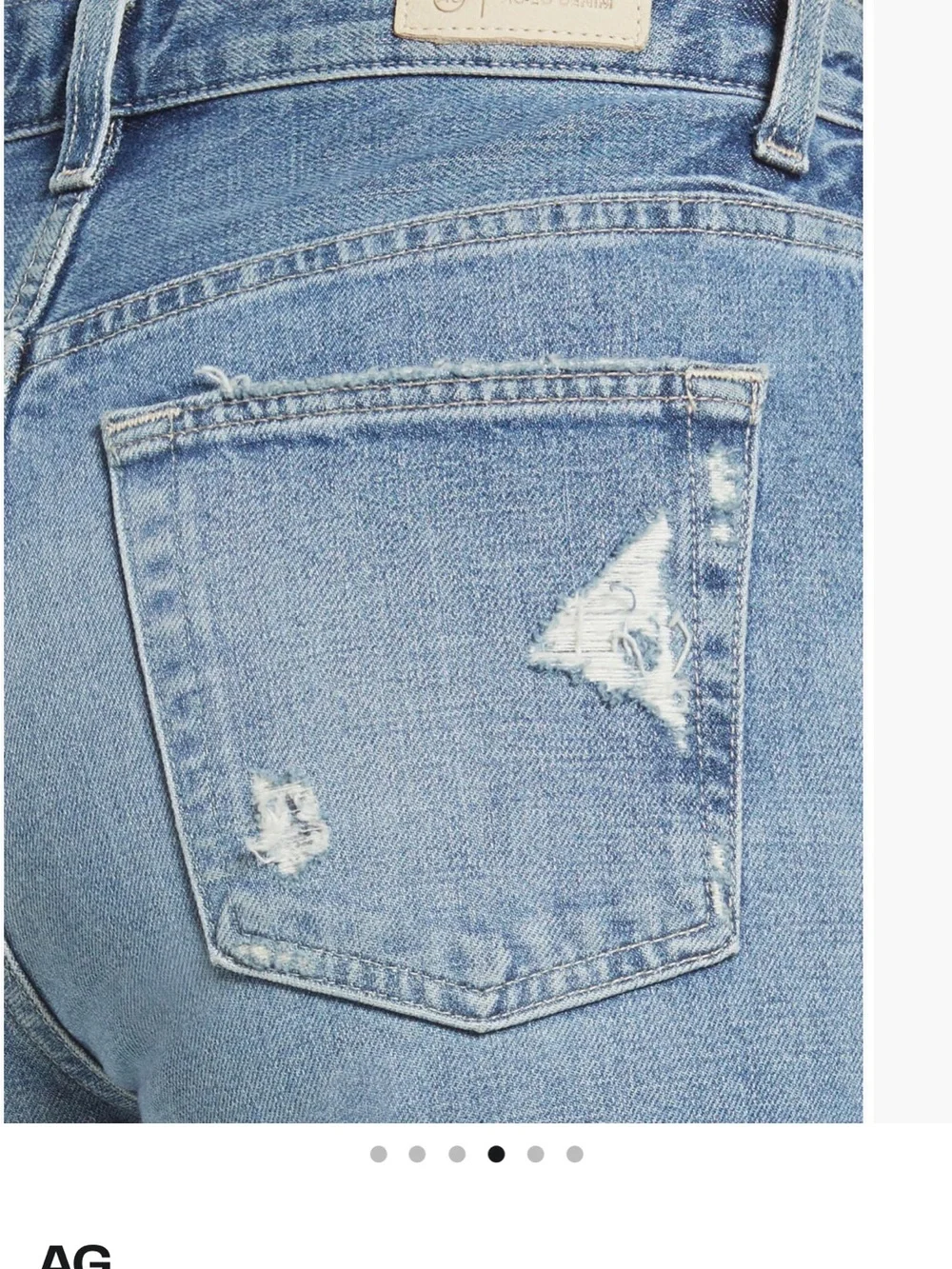 AG Adriano Goldschmied Light Blue Straight-Leg Jeans